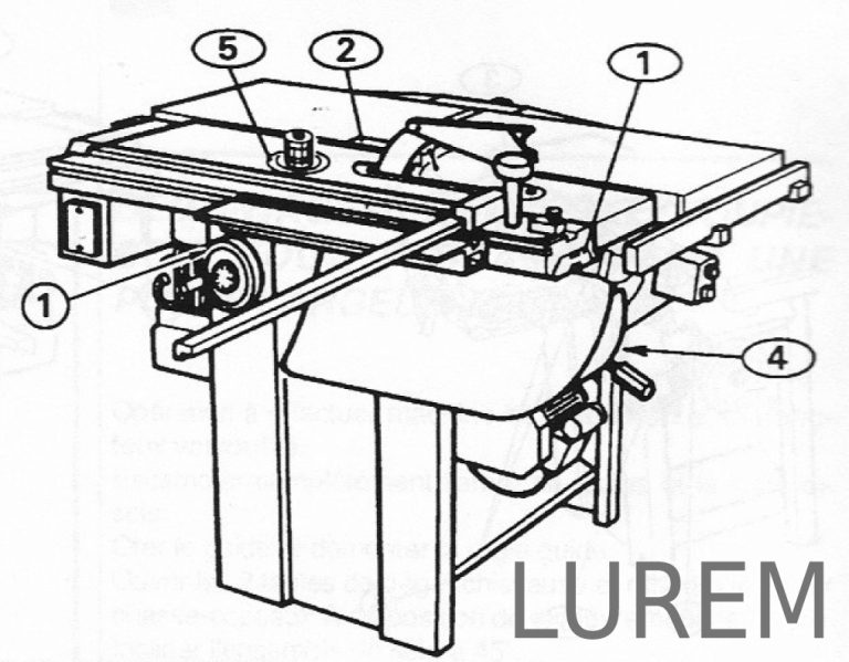 Combiné bois LUREM C260N Éclatés avec listes des pièces