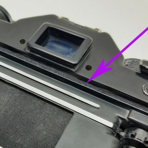 Remplacement des joints de lumière sur les appareils photos reflex