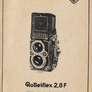 Manuel de réparation Rolleiflex 2,8F